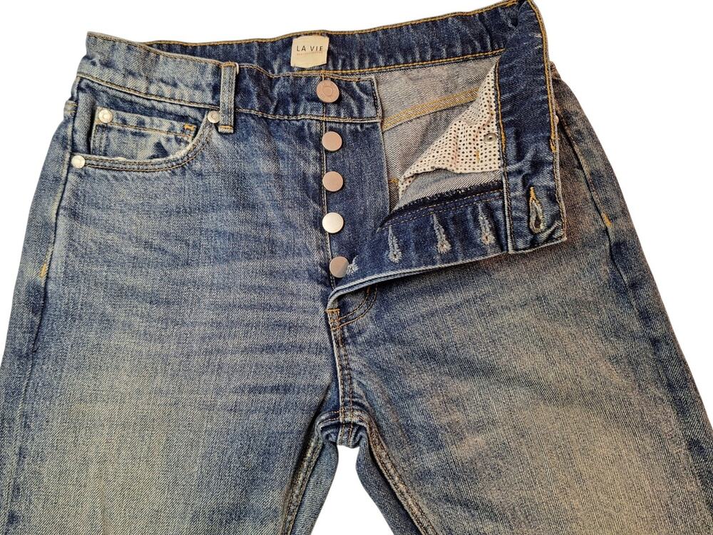 La Vie Rebecca Taylor High Rise Medium Wash‎ Classic Denim Jeans Size 25